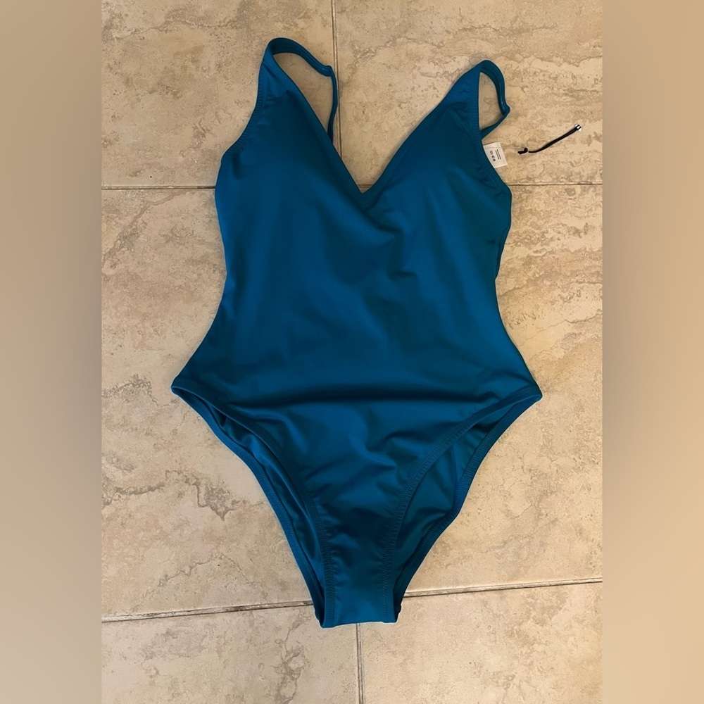 Shade and Shore Teal One-Piece Swimsuit